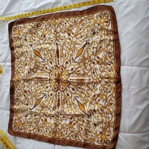 Vintage, silk feel scarf.